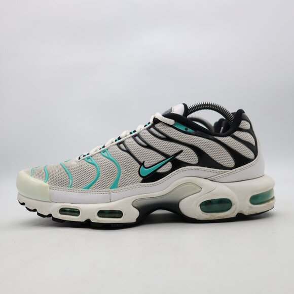 Nike Air Max Plus Tn Men's Size 10 Hyper Jade White Black Sneakers 604133-148 - Picture 4 of 11